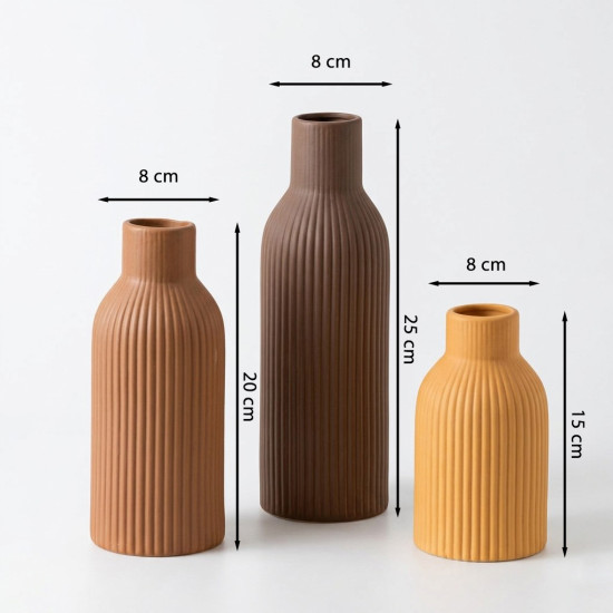 Porcelain Vase Set 3 Pcs